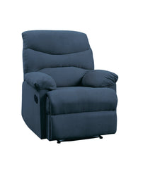 Arcadia Blue Woven Fabric Recliner (Motion)
