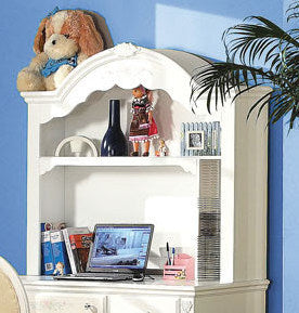 Acme Flora Desk Hutch in White 01688