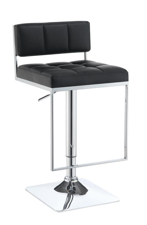 G100194 Contemporary Black Adjustable Bar Stool