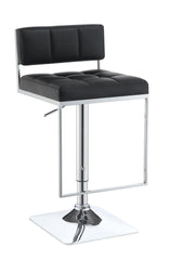 G100194 Contemporary Black Adjustable Bar Stool