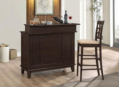 G100220 Gabriel Cappuccino Exposed Wood Counter Stool