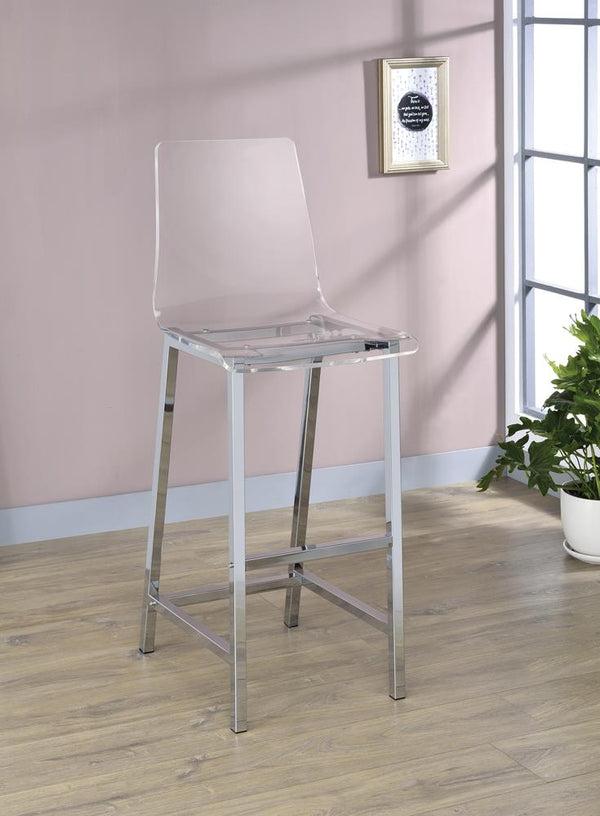 G100295 Contemporary Clear Acrylic Bar Stool