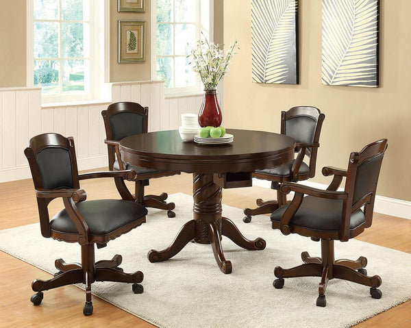 G100871 Casual Tobacco Turk Game Table