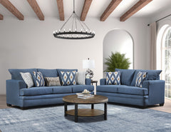Pissarro Denim Living Room Set