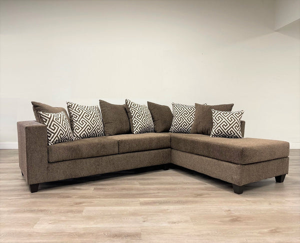 Monroe Mocha RAF Sectional