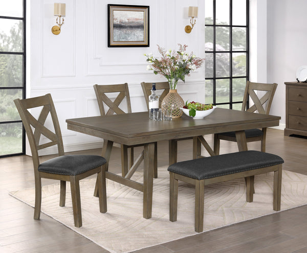 Amira Brown Dining Set