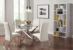 Ophelia Contemporary White Dining Chair