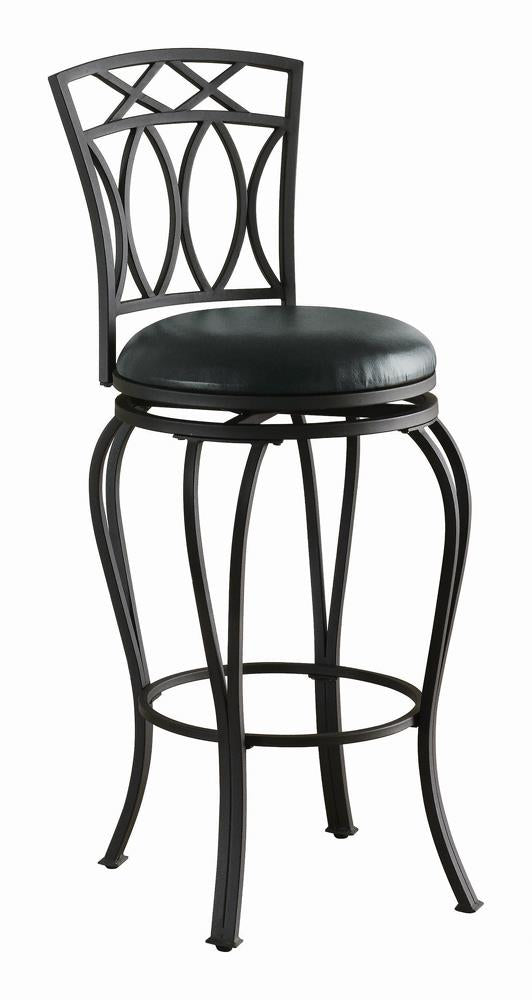 G122060 Casual Black Metal Bar Stool
