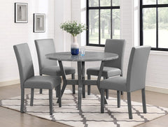 Judson 5-Pk Dining Table Set Grey