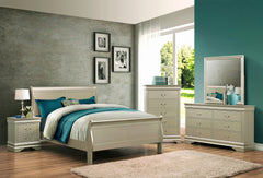 Louis Philip Champagne Sleigh Bedroom Set