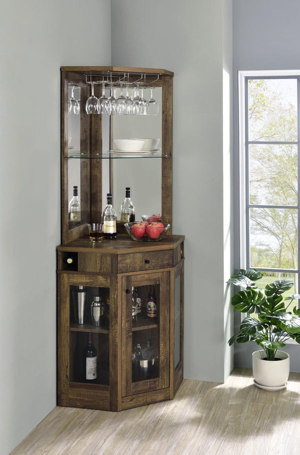 G182303 Corner Bar Cabinet