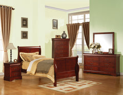 Louis Philippe III Cherry Full Bed