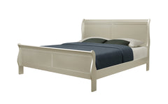 Louis Philip Champagne Sleigh Bedroom Set