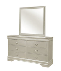 Louis Philip Champagne Sleigh Bedroom Set