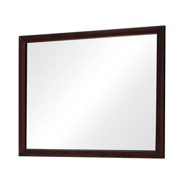 Conner Casual Cappuccino Rectangular Dresser Mirror