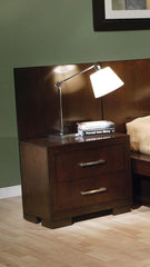 Jessica Cappuccino Two-Drawer Nightstand Back Panel (Pair)