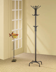 G2019 Contemporary Stain Black Coat Rack