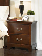 Tatiana Transitional Two-Drawer Nightstand