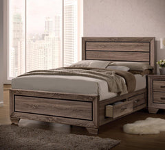 G204193 Kauffman Transitional Washed Taupe California King Bed