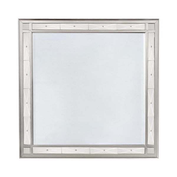 Leighton Contemporary Dresser Mirror With Beveled Edge