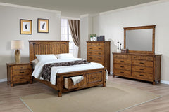G205260KW-S5 Brenner Rustic Honey California King Five-Piece Set