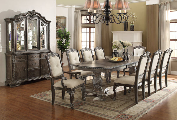 Kiera Gray Formal Extendable Dining Set