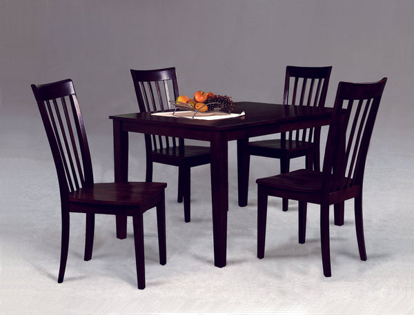 Brody Espresso 5-Piece Dining Set
