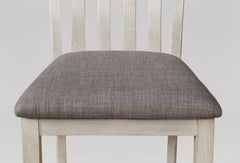 Nina White/Brown Dining Set