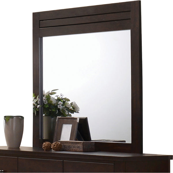 Acme Panang Mirror in Mahogany 23374