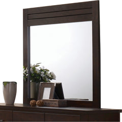 Acme Panang Mirror in Mahogany 23374