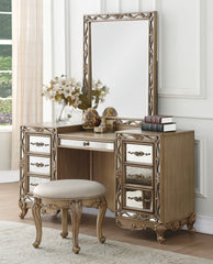 Orianne Antique Gold Vanity Desk