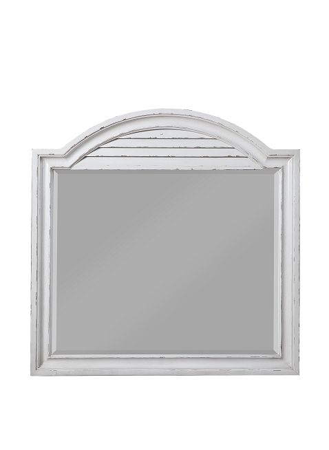 York Shire Antique White Mirror