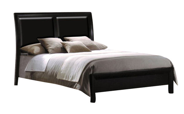 Acme Ireland Bycast Eastern King Platform Bed in Black 04152EK