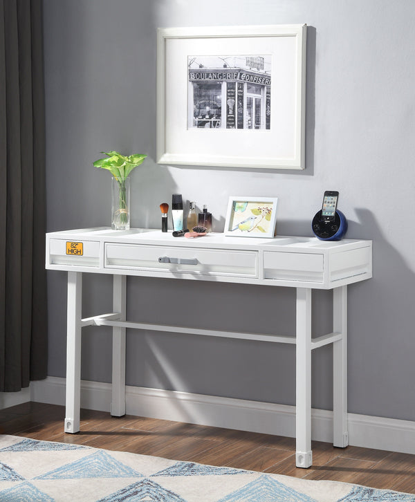 Cargo White Vanity Desk