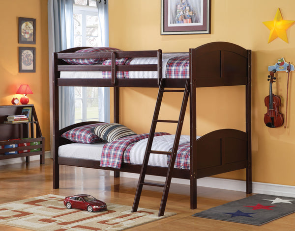 Toshi Espresso Bunk Bed (Twin/Twin)