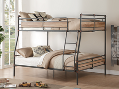 Brantley II Sandy Black & Dark Bronze Hand-Brushed Full XL/Queen Bunk Bed