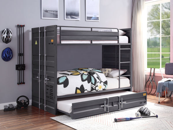 Cargo Gunmetal Bunk Bed (Twin/Twin)