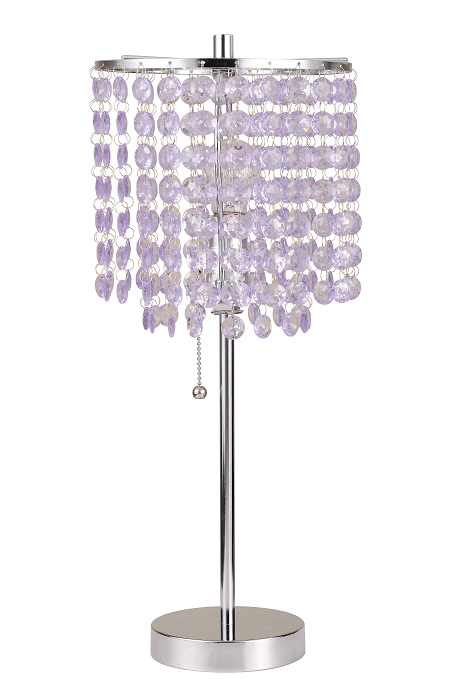 Vicka Brushed Silver Table Lamp