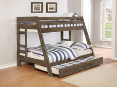 G400831 Wrangle Hill Twin-over-Full Bunk Bed