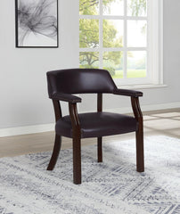 Modern Burgundy Guest Chair