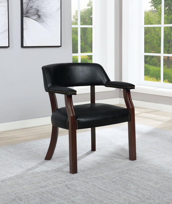 Modern Black Guest Chair