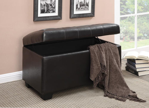 G500948 Casual Dark Brown Ottoman