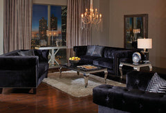 Reventlow Formal Black Sofa