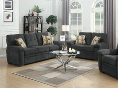 Fairbairn Casual Charcoal Two-Piece Living Room Set