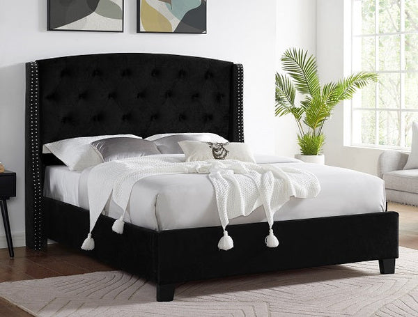 Eva King Headboard/Tootboard -Black