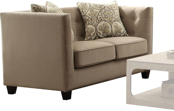Acme Furniture Juliana Loveseat in Beige 53586