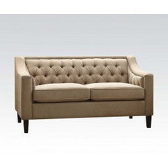 Acme Suzanne Loveseat in Beige Fabric 54011