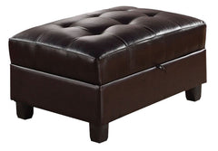 Acme Kiva Ottoman with Storage in Espresso 51197