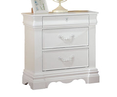 ACME Estrella Youth Nightstand in White 30243