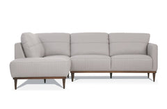 Acme Tampa Sectional Sofa in Pearl Gray 54990
